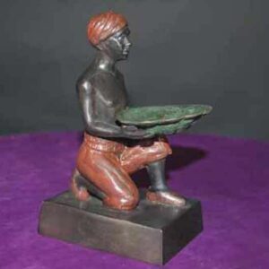 Blackamoor Real Bronze Rare British Empire Colonialism Muslim Moors Free Ship