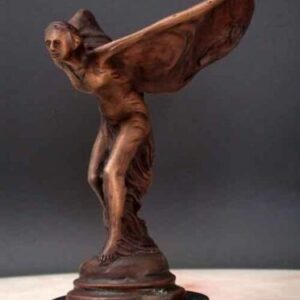 Bronze Spirit Of Ecstasy Marbre Rolls Royce