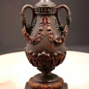 Bronze Vase w Pineapple Lid & Bird Alexander Movie Prop